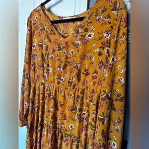 X large floral Indigo Soul dress